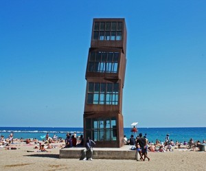 La Estrella Herida playa de Barceloneta