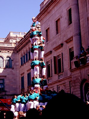 Castellers Human Towers, Barcelona