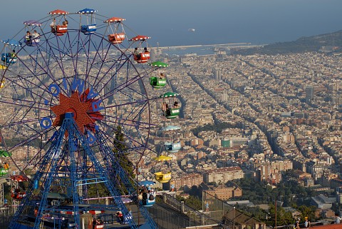 巴塞罗那最好的Tibidabo