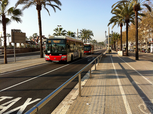 Barcelona Buses [Photo by andynash via Flickr]
