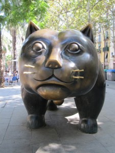 El Gato de Botero Raval Barcelona