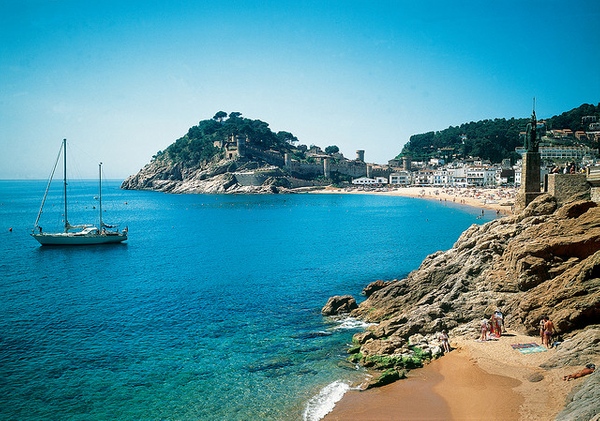 Spiaggia Tossa de Mar, Costa Brava