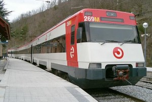 Treno RENFE, Barcellona, Spagna