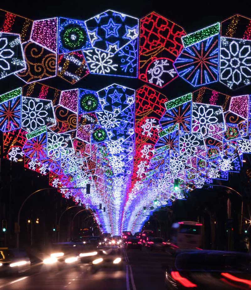 Weihnachtsbeleuchtung Barcelona