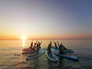 stand up paddle yoga