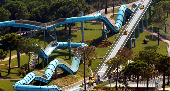 Water world water parks near Barcelona