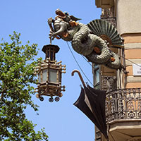 Barcelone Las Ramblas Dragon