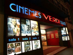 Cine Verdi in Barcelona vlak bij Gràcia