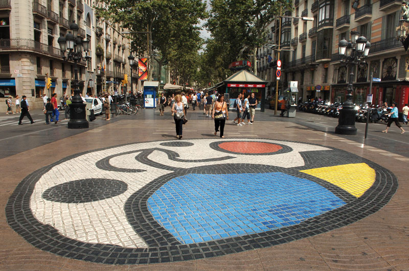 Joan Miró La Rambla Barcelona