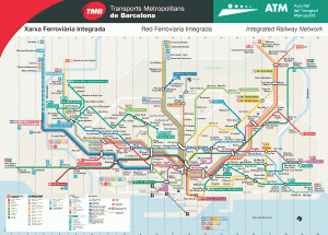 巴塞罗那地铁地图