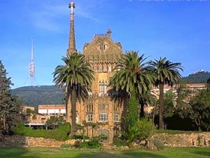 A. Gaudi Barcelona Torre Bellesguard