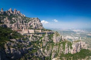 Montaña de Montserrat cerca de Barcelona