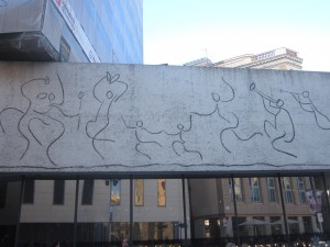 Friso de Picasso en Barcelona