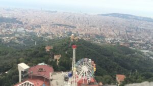 Uitzicht Sagrat del Cor Tibidabo