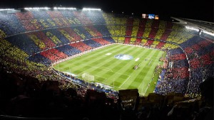 Camp Nou Stadion in Barcelona