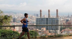 joggen am Montjuïc
