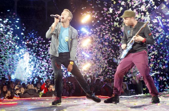 Coldplay concert in Barcelona