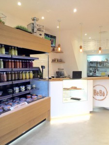 Barcelona food and drink, cold pressed juices, Bebo