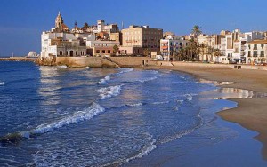 Sitges beach, Costa Brava, Catalonia