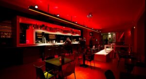 Sidecar Barcelona Club Feiern gehen