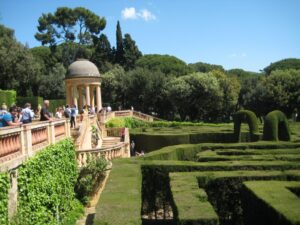 Laberint d'Horta Park in Barcelona