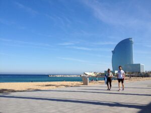 Plage de Barcelone