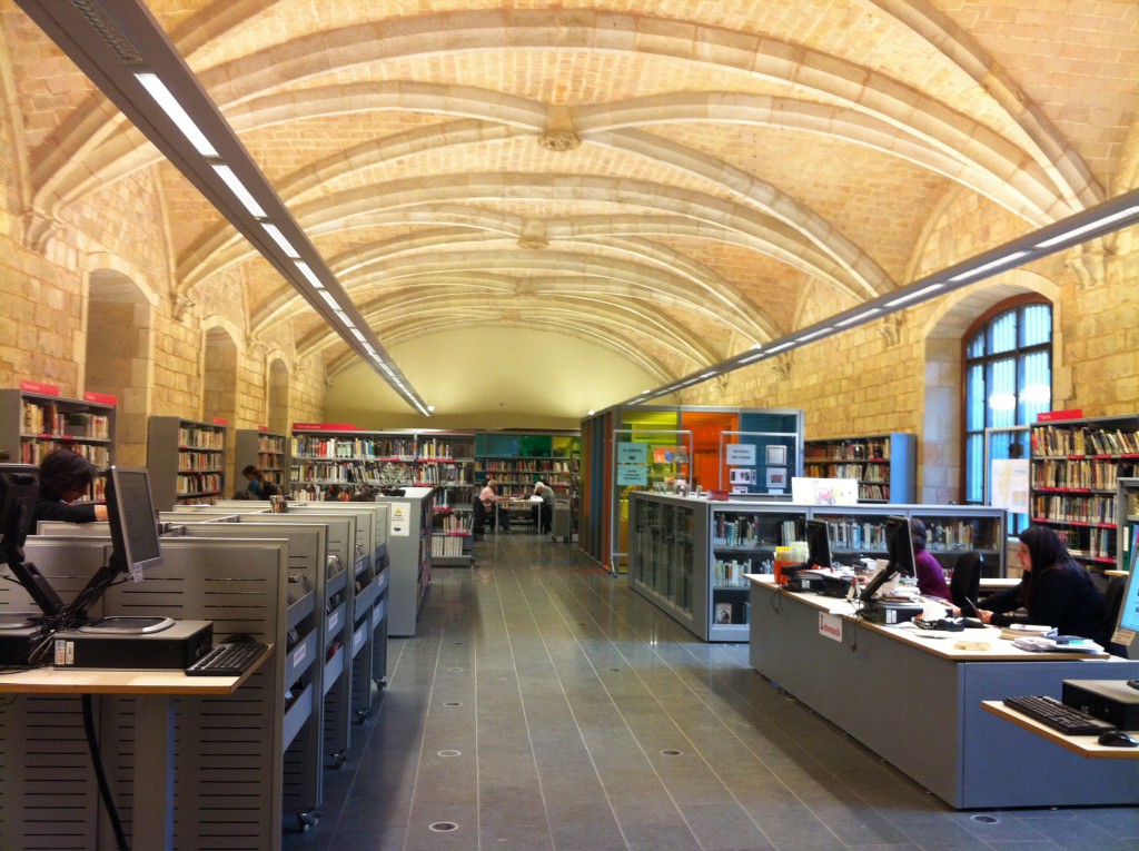 Biblioteca Sant Pau I Santa Creu a Barcellona