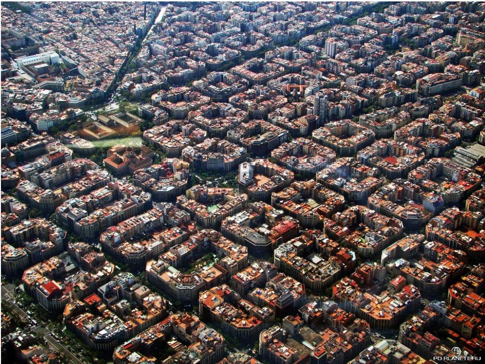 Eixample from above