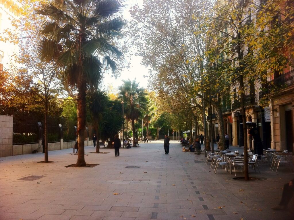 Enric Granados Barcelona Street