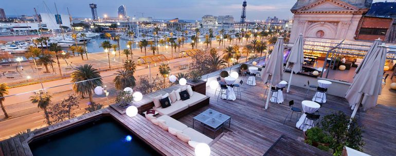 kanaal Franje Verrast zijn Barcelona Hotel Terras Week 2019