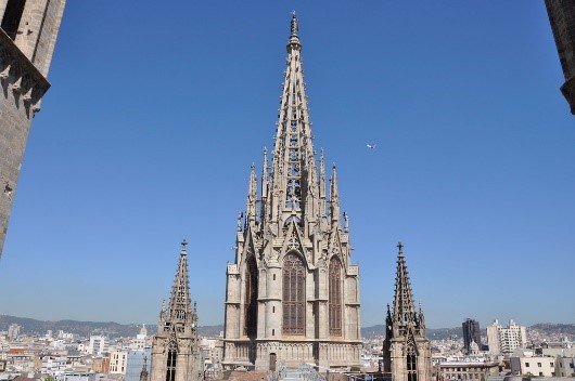 Barcelona Cathedral spire