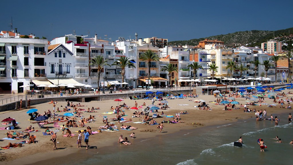 Garraf village beach