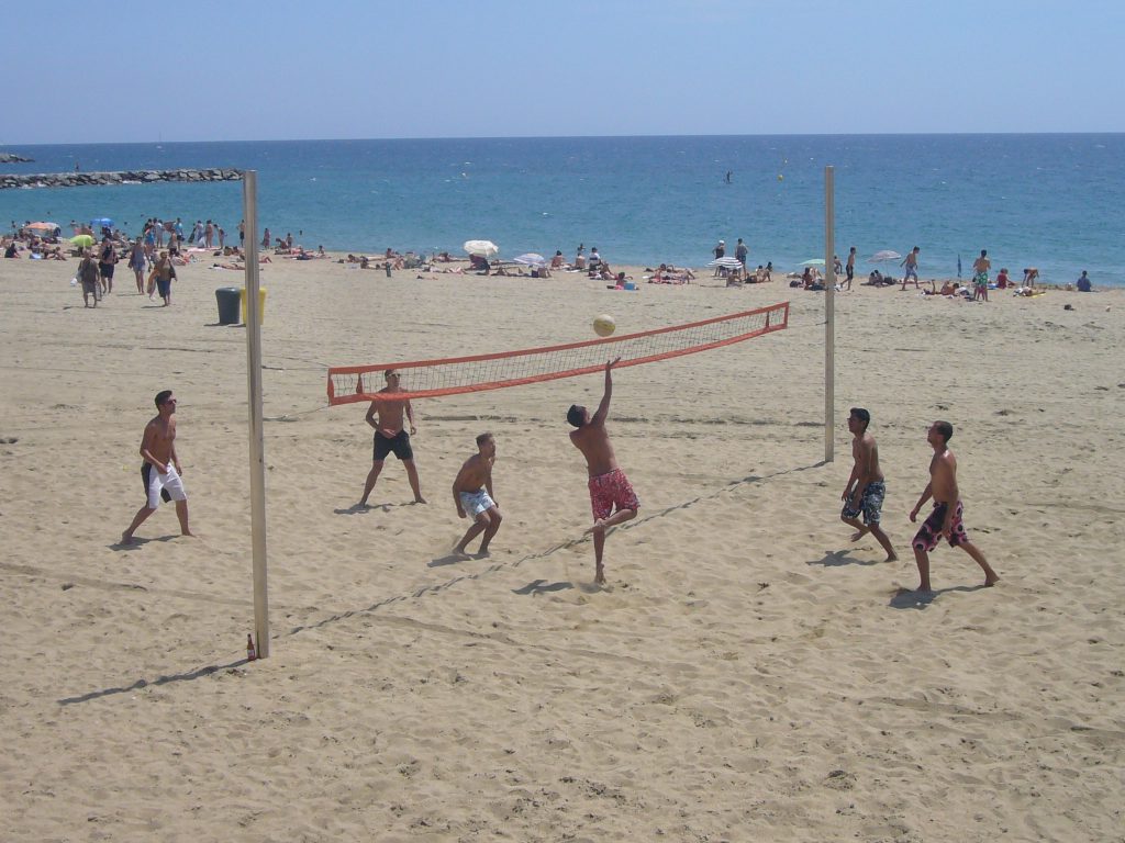 beach volleyball barcelona