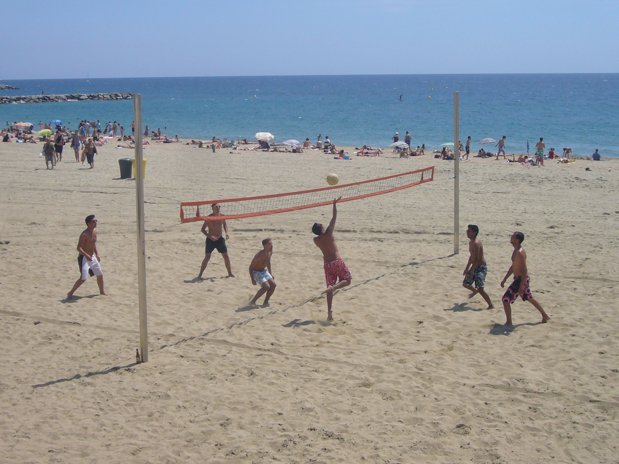 beach volleyball barcelona
