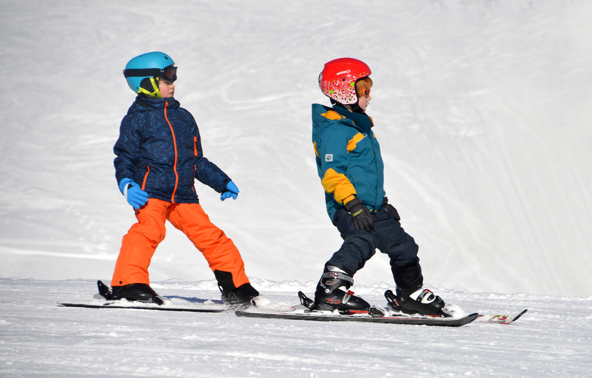 children ski