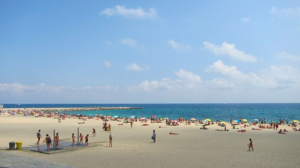 Bogatell beach bcn Wikicommons