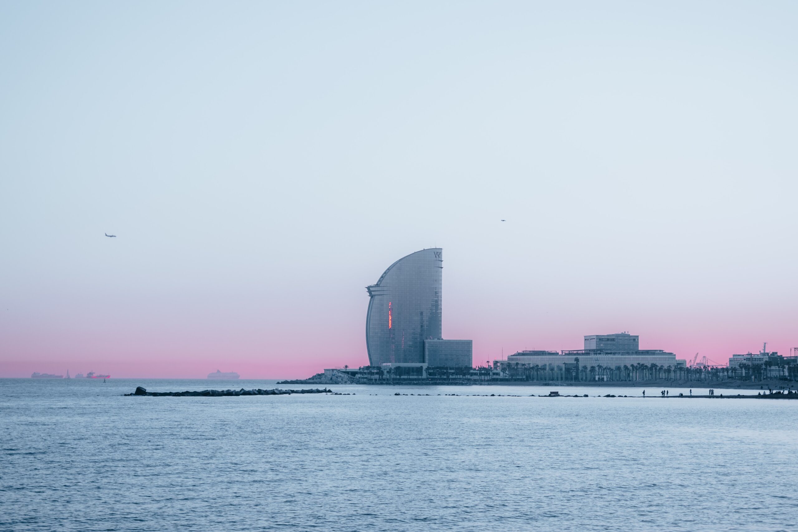 Barcelona Sunset beach