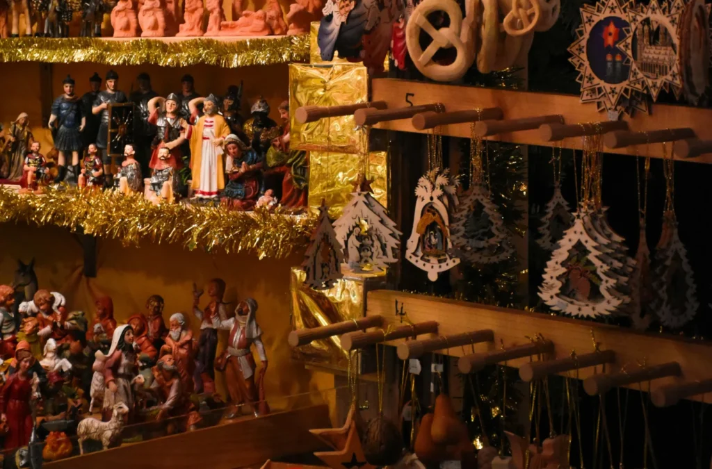 Tradición navideña en el mercado