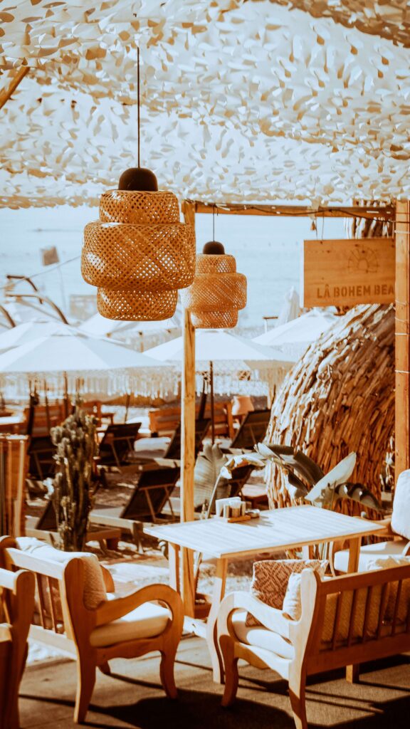 A comfortable chiringuito setup 