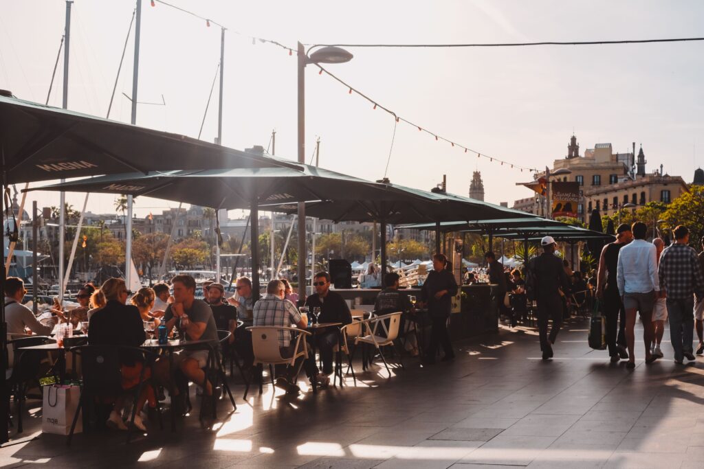 restaurant terrace port vell