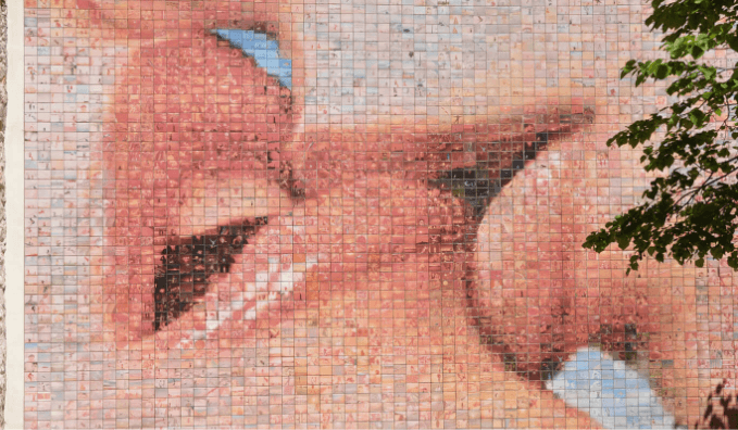 le Mur du Baiser à Barcelone