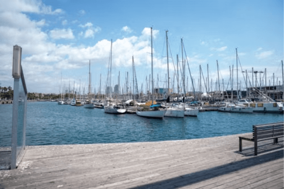 Port Vell in Barcelona