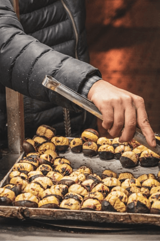 roasted chestnuts (castanyadas)