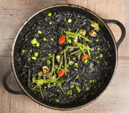 Riz noir à La Mar Salada