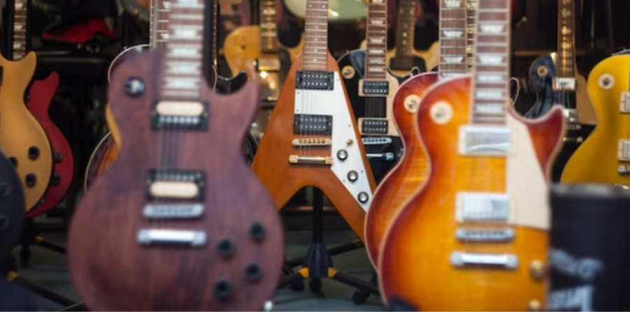 Gitarren zum Verkauf bei MusicSales in Barcelona