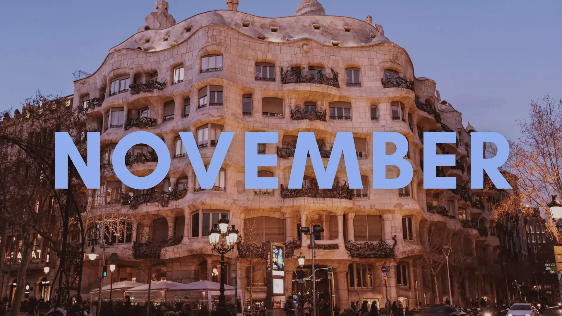 Барселона в ноябре: Ожидающие вас впечатления в городе